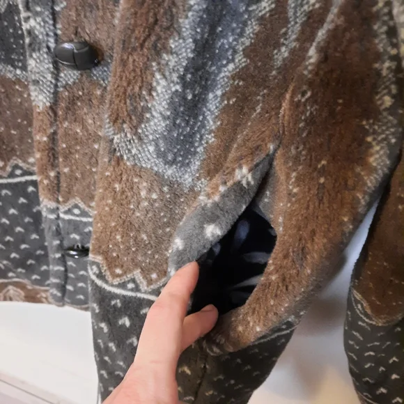 Country Woods Oversized Fleece Coat - Picture 8 of 8